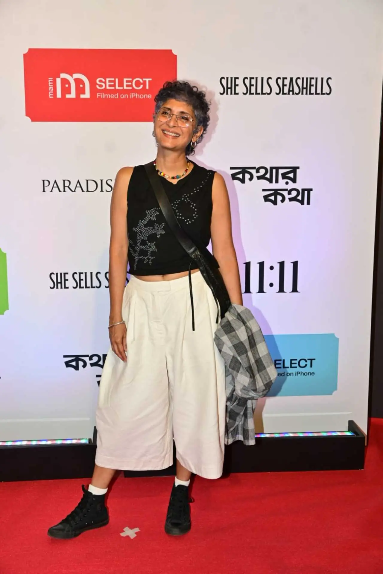 Director Kiran Rao was also papped at the red carpet of an event in the city.